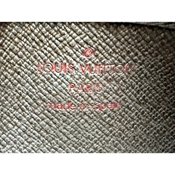 Louis Vuitton Key Cles Damier Ebene Key Chain Brown Pouch w/Zipper BOX & DUSTBAG - Picture 11 of 13